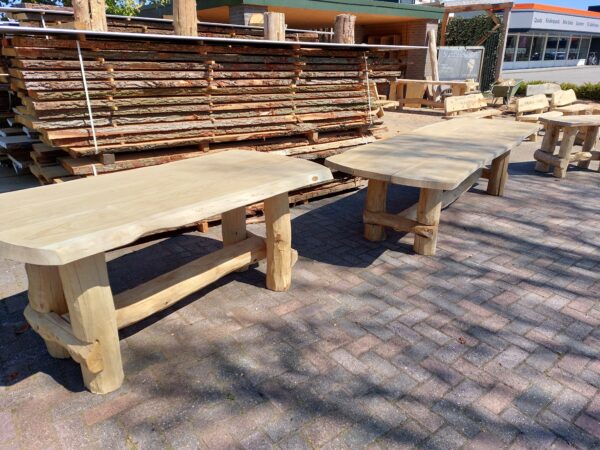 Eiken tuintafels - Afbeelding 2