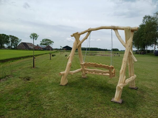 Landelijke Eiken Schommel - Afbeelding 2