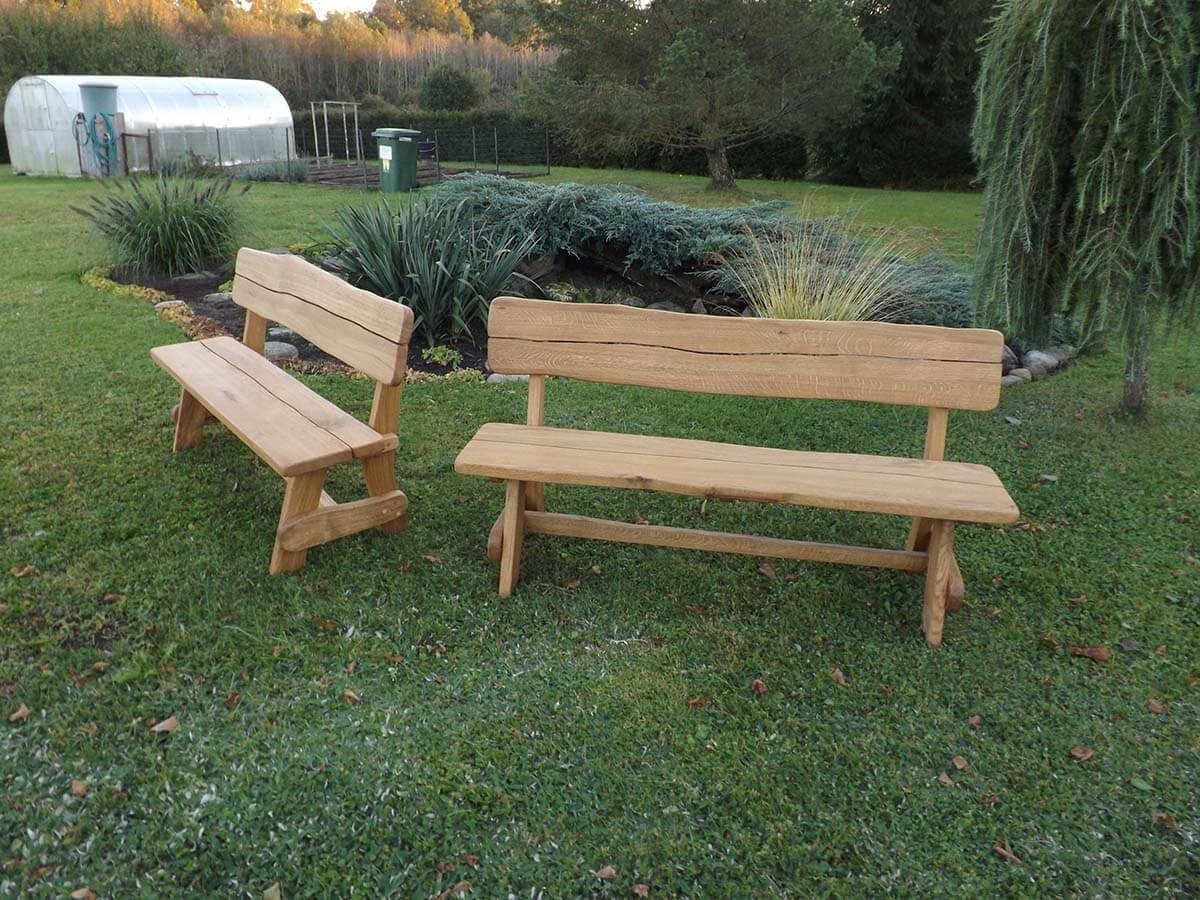 Eiken tuinbank